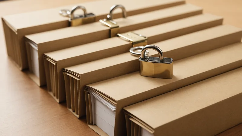 Locked file folder representing student data privacy